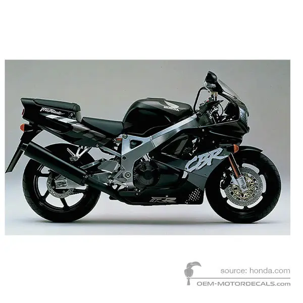 Honda CBR900RR 1992 - Schwarz - Black
