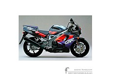 Aufkleber für Honda CBR900RR 1993 - Schwarz • Honda OEM-Aufkleber