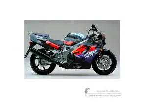 Stickers voor Honda CBR900RR 1993 - Zwart • Honda OEM Stickers