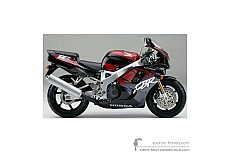 Aufkleber für Honda CBR900RR 1995 - Schwarz • Honda OEM-Aufkleber