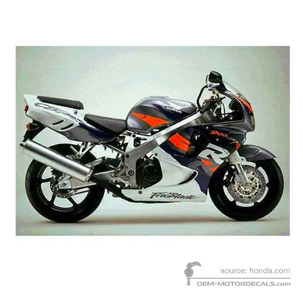 Honda CBR900RR 1996 - Grau - Blitz Grey Metallic