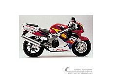 Decals for Honda CBR900RR 1996 - Red • Honda OEM Decals