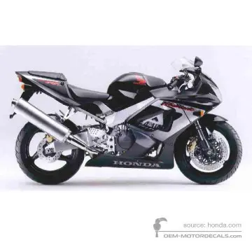 Honda CBR900RR 2000 - Negro - Black