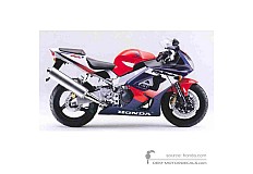 Decals for Honda CBR900RR 2000 - Red • Honda OEM Decals