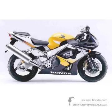 Honda CBR900RR 2000 - Żółty - Sunrise Yellow