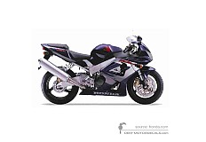 Naklejki do Honda CBR900RR 2001 - Niebieski • Honda Naklejki OEM