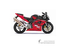 Stickers voor Honda CBR900RR 2003 - Zwart Rood • Honda OEM Stickers