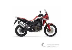 Autocollants pour Honda CRF1000 AFRICA TWIN 2018 - Rouge • Honda Autocollants OEM