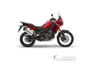 Autocollants pour Honda CRF1000 AFRICA TWIN 2018 - Rouge • Honda Autocollants OEM