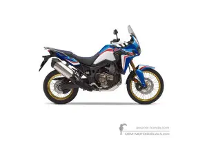 Autocollants pour Honda CRF1000 AFRICA TWIN 2019 - Bleu • Honda Autocollants OEM