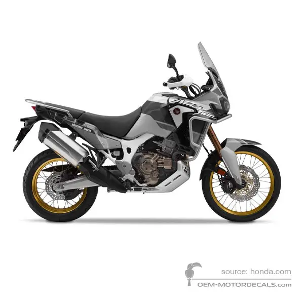 Honda CRF1000 AFRICA TWIN Adventure Sports 2019 - Zilver - Degital Silver Metallic