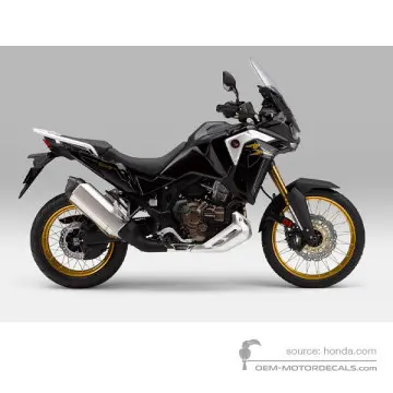 Honda CRF1100 AFRICA TWIN ADVENTURE SPORTS 2020 - Negro - Darkness Black Metallic