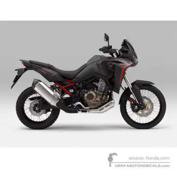 Honda CRF1100 AFRICA TWIN 2020 - Czarny - Mat Ballistic Black Metallic