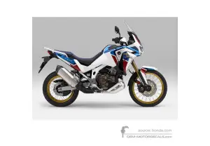 Stickers voor Honda CRF1100 AFRICA TWIN ADVENTURE SPORTS 2021 - Wit • Honda OEM Stickers