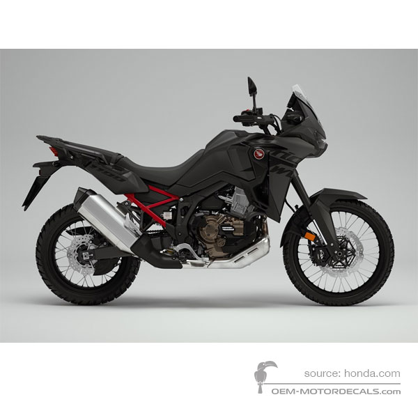 Pegatinas para Honda CRF1100 AFRICA TWIN 2022 - Negro • Honda Pegatinas OEM