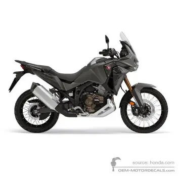 Honda CRF1100 AFRICA TWIN ADVENTURE SPORTS 2023 - Grigio - Mat Iridium Gray Metallic