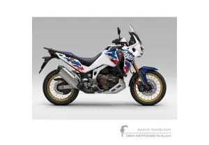 Autocollants pour Honda CRF1100L AFRICA TWIN ADVENTURE SPORTS 2024 - Blanc • Honda Autocollants OEM