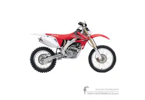 Stickers voor Honda CRF250X 2009 - Rood • Honda OEM Stickers