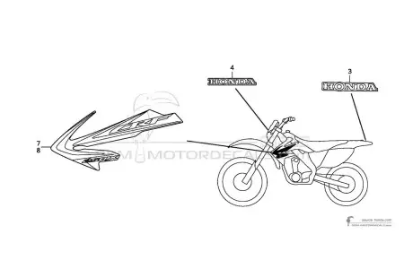 Honda CRF250X 2013 - Rosso