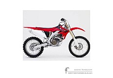 Adesivi per Honda CRF450R 2005 - Rosso • Honda Adesivi OEM