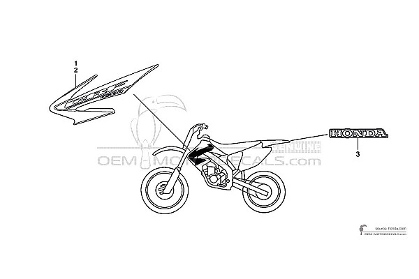 Honda CRF450R 2005 - Rosso