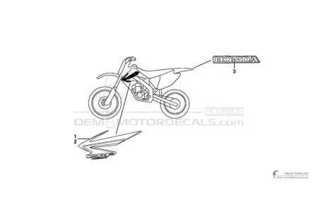 Honda CRF450R 2007 - Rosso