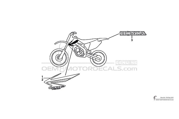 Honda CRF450R 2007 - Rosso