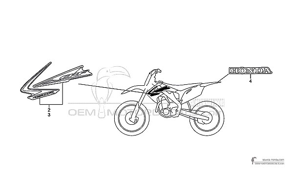 Honda CRF450R 2010 - Rouge