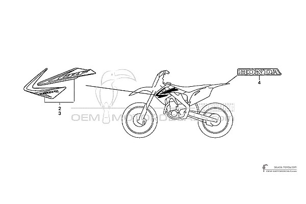 Honda CRF450R 2011 - Rouge