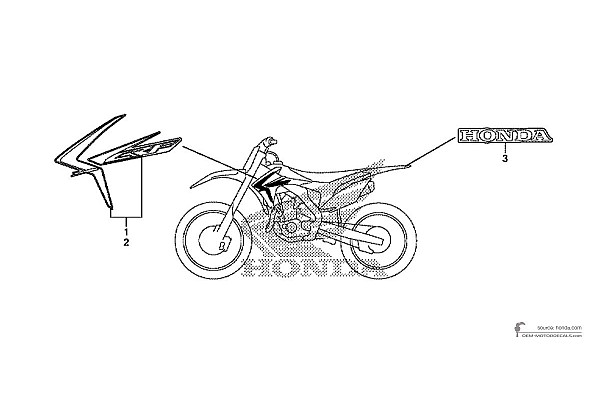 Honda CRF450R 2013 - Rouge