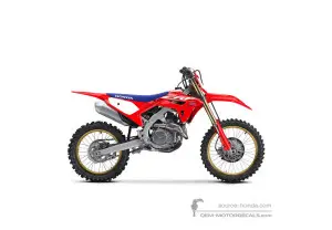 Autocollants pour Honda CRF450R 50th Anniversary 2023 - Rouge • Honda Autocollants OEM