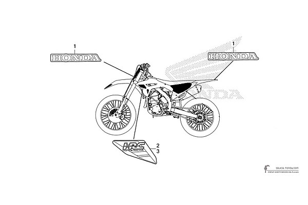 Honda CRF450R 2023 - Red