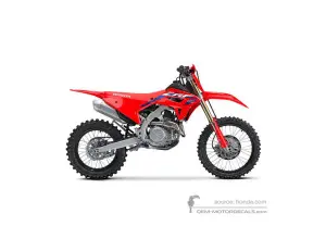 Decals for Honda CRF450R 2024 - Red • Honda OEM Decals