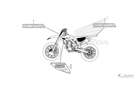 Honda CRF450R 2024 - Red