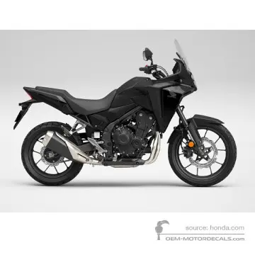 Honda NX500 2024 - Czarny - Mat Gunpowder Black Metallic