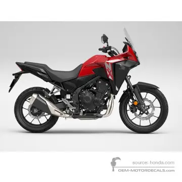 Honda NX500 2024 - Rot - Grand Prix Red