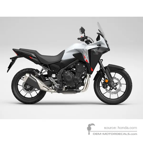 Honda NX500 2024 - Blanc - Pearl Horizon White