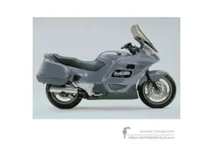Aufkleber für Honda ST1100 PAN EUROPEAN 1990 - Grau • Honda OEM-Aufkleber