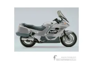 Decals for Honda ST1100 PAN EUROPEAN 1990 - Silver • Honda OEM Decals
