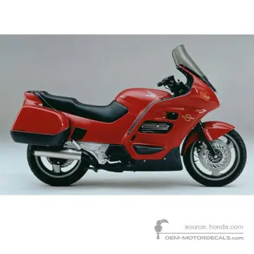 Honda ST1100 PAN EUROPEAN 1991 - Rojo - Pearl Ardent Red