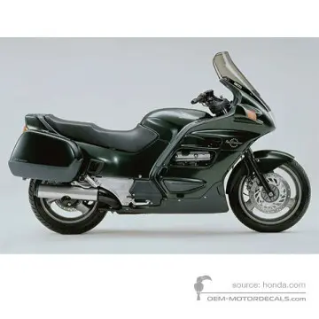 Honda ST1100 PAN EUROPEAN 1991 - Verde - Grand Green Metallic
