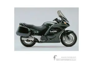 Autocollants pour Honda ST1100 PAN EUROPEAN 1992 - Vert • Honda Autocollants OEM
