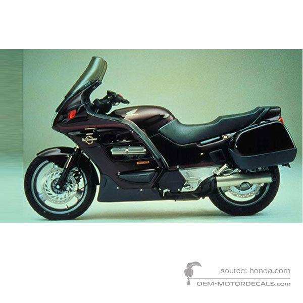Autocollants pour Honda ST1100 ABS PAN EUROPEAN 1992 - Rouge • Honda Autocollants OEM