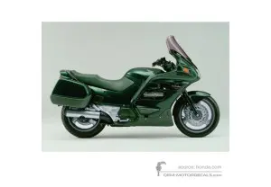 Autocollants pour Honda ST1100 PAN EUROPEAN 1993 - Vert • Honda Autocollants OEM