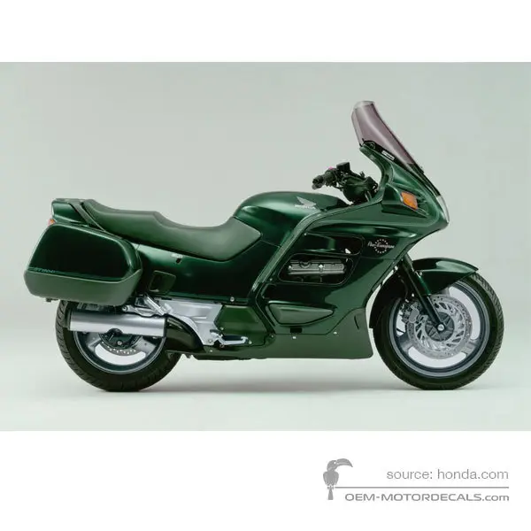 Honda ST1100 PAN EUROPEAN 1993 - Green - Grand Green Metallic