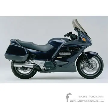 Honda ST1100 ABS PAN EUROPEAN 1994 - Azul - Pearl Antlantis Blue