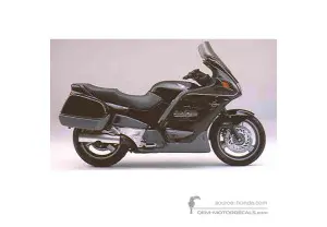 Decals for Honda ST1100 ABS PAN EUROPEAN 1996 - Black • Honda OEM Decals