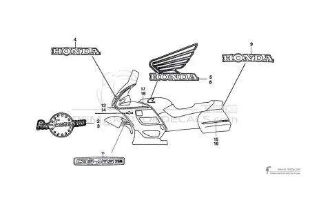 Honda ST1100 ABS PAN EUROPEAN 1996 - Noir