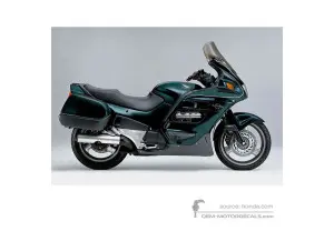 Autocollants pour Honda ST1100 ABS PAN EUROPEAN 1997 - Vert • Honda Autocollants OEM