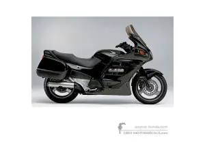 Decals for Honda ST1100 ABS PAN EUROPEAN 1997 - Black • Honda OEM Decals